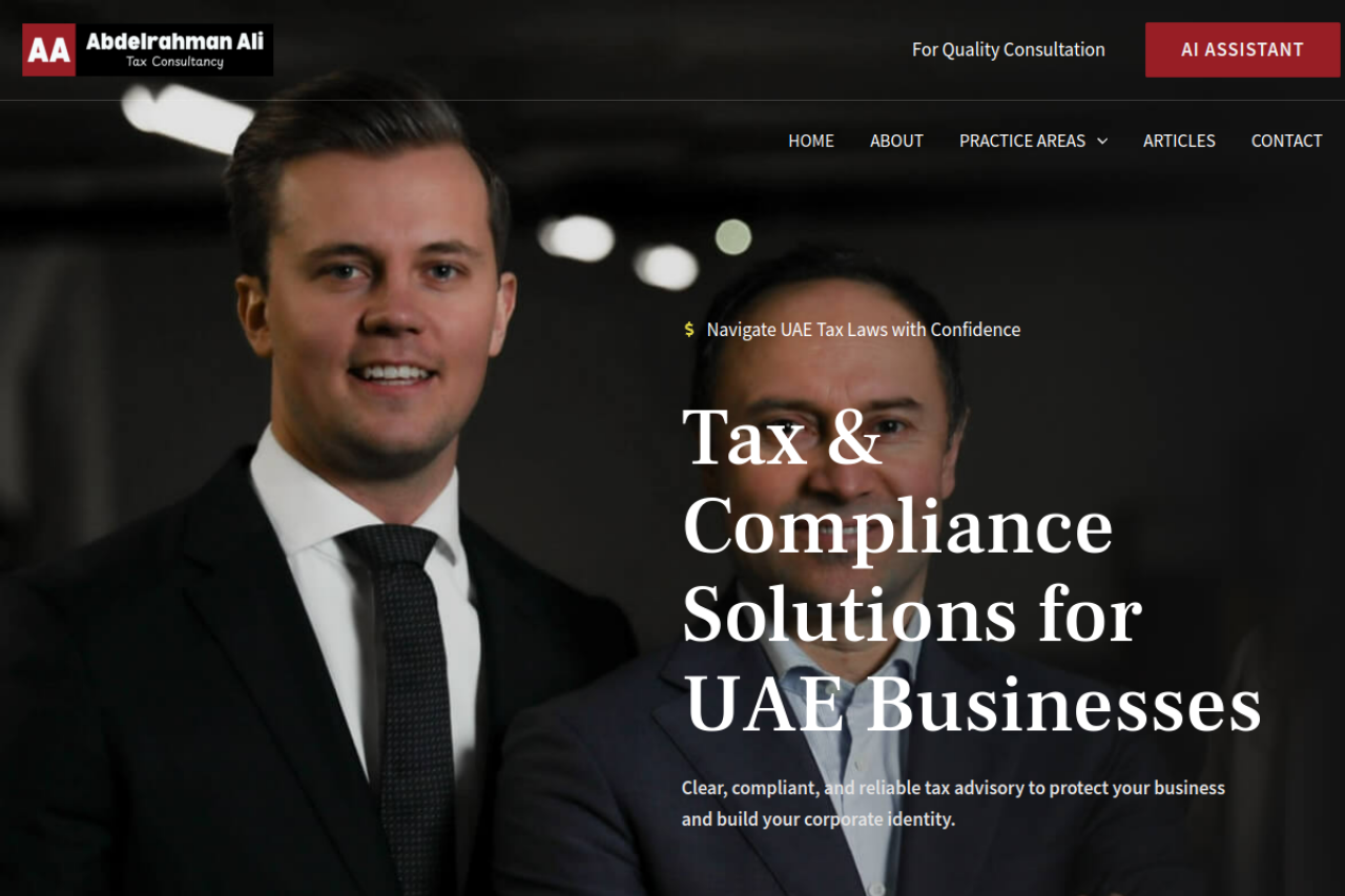 Abdelrahman Ali website screenshot
