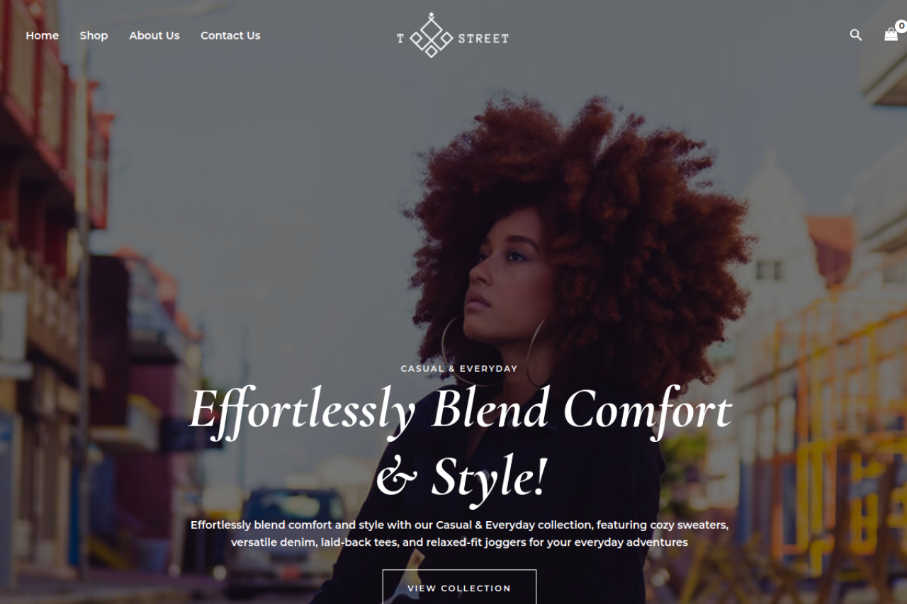 Tstreet website screenshot