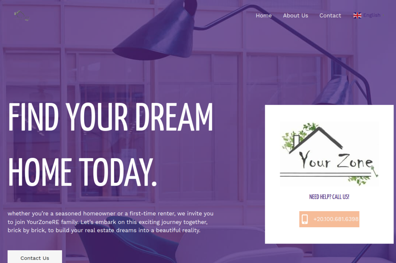 YourZone website screenshot